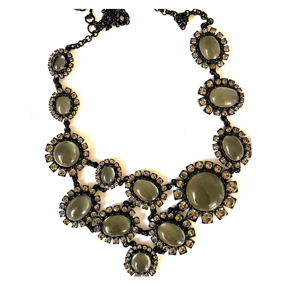Bejeweled statement necklace
